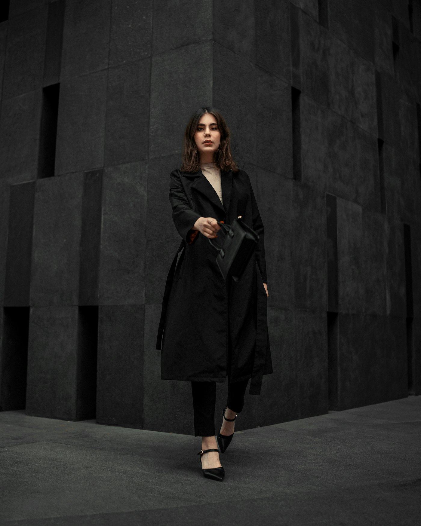 Tailored wool coat