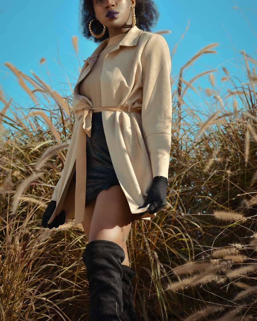 Classic gabardine trench
